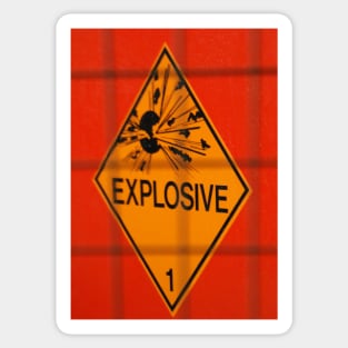 EXPLOSIVE - Stand well CLEAR Sticker